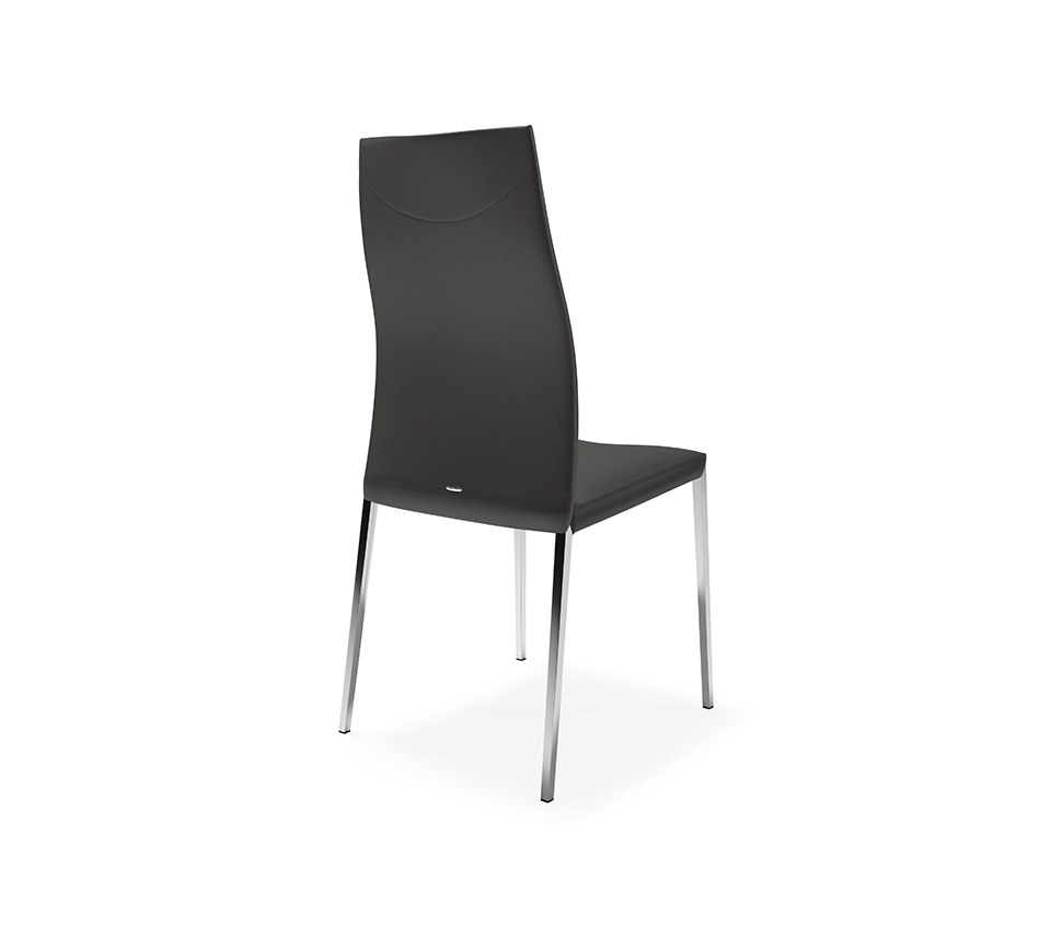 NORMA ML Chaise design moderne avec structure en acier et assise rembourrée, personnalisable et confortable. Disponible chez D-Style Interior.