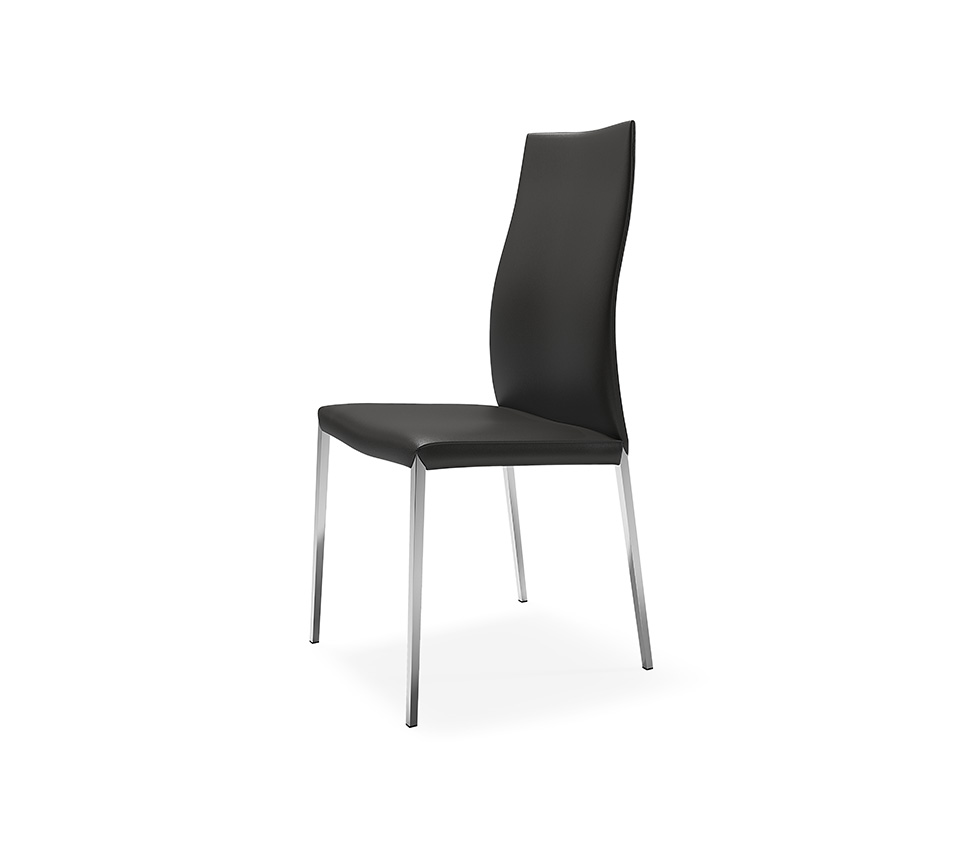 NORMA ML Chaise design moderne avec structure en acier et assise rembourrée, personnalisable et confortable. Disponible chez D-Style Interior.