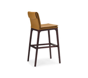 Sofia Tabouret design en bois et cuir par Cattelan Italia