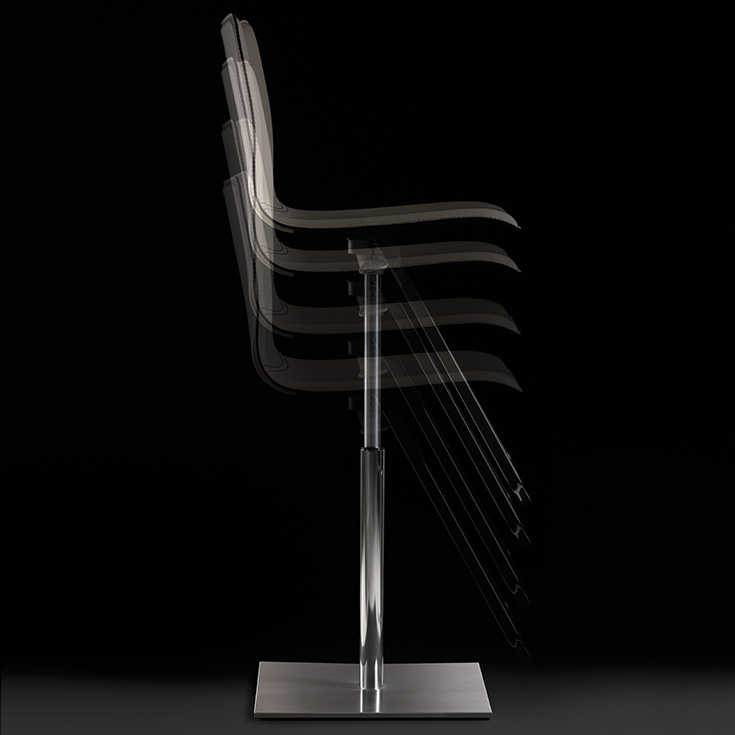 TOTO Tabouret design haut de gamme en cuir par Cattelan Italia – Disponible chez D-Style Interior