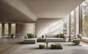 Morgan canapé modulable haut de gamme par Gamma Arredamenti, alliant confort, modularité et design raffiné. Disponible chez D-Style Interior.