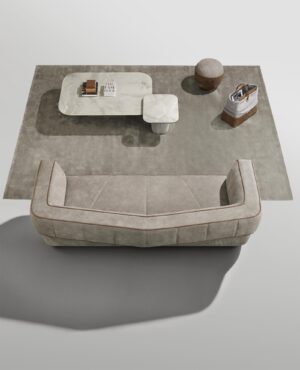 Morgan canapé modulable haut de gamme par Gamma Arredamenti, alliant confort, modularité et design raffiné. Disponible chez D-Style Interior.