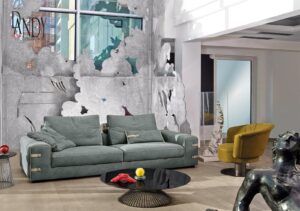 Gregory canapé design haut de gamme par Gamma Arredamenti. Style contemporain, détails raffinés et confort exceptionnel. Disponible chez D-Style Interior.