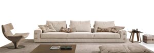 Gregory canapé design haut de gamme par Gamma Arredamenti. Style contemporain, détails raffinés et confort exceptionnel. Disponible chez D-Style Interior.