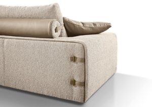 Gregory canapé design haut de gamme par Gamma Arredamenti. Style contemporain, détails raffinés et confort exceptionnel. Disponible chez D-Style Interior.