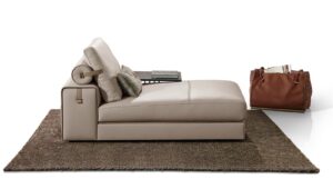 Gregory canapé design haut de gamme par Gamma Arredamenti. Style contemporain, détails raffinés et confort exceptionnel. Disponible chez D-Style Interior.