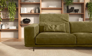 Denny canapé design haut de gamme en cuir par Gamma Arredamenti. Confort absolu, finitions artisanales et lignes élégantes. Disponible chez D-Style Interior.