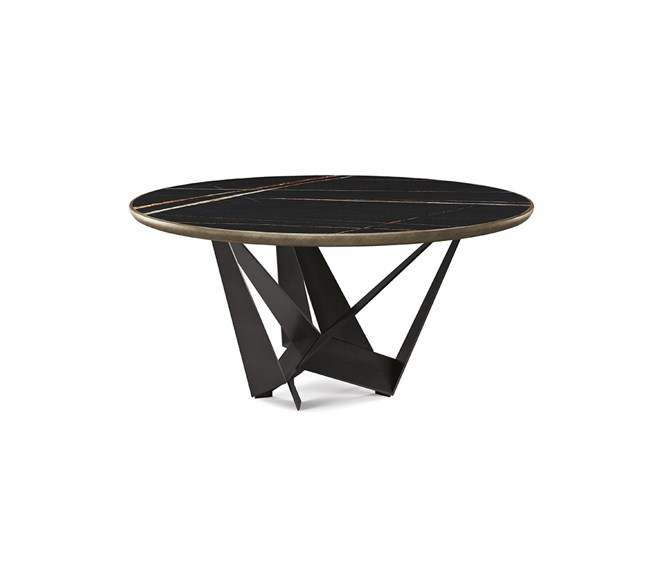 Table ronde Skorpio Keramik Premium Round en céramique par Cattelan Italia – Disponible chez D-Style Interior