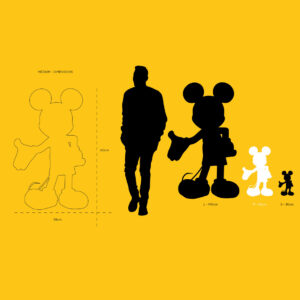 Mickey by Kelly – Medium, sculpture design exclusive Leblon Delienne x Kelly Hoppen, disponible chez D-Style Interior