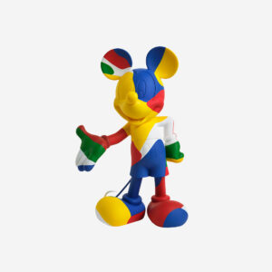 Mickey Kamo Medium, Sculpture design haut de gamme Leblon Delienne, colorée et dynamique, peinture à la main. Disponible chez D-Style Interior