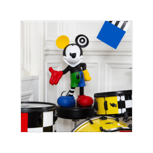 Mickey Kolor Medium, Sculpture design haut de gamme Leblon Delienne, colorée et ludique, peinture à la main. Disponible chez D-Style Interior