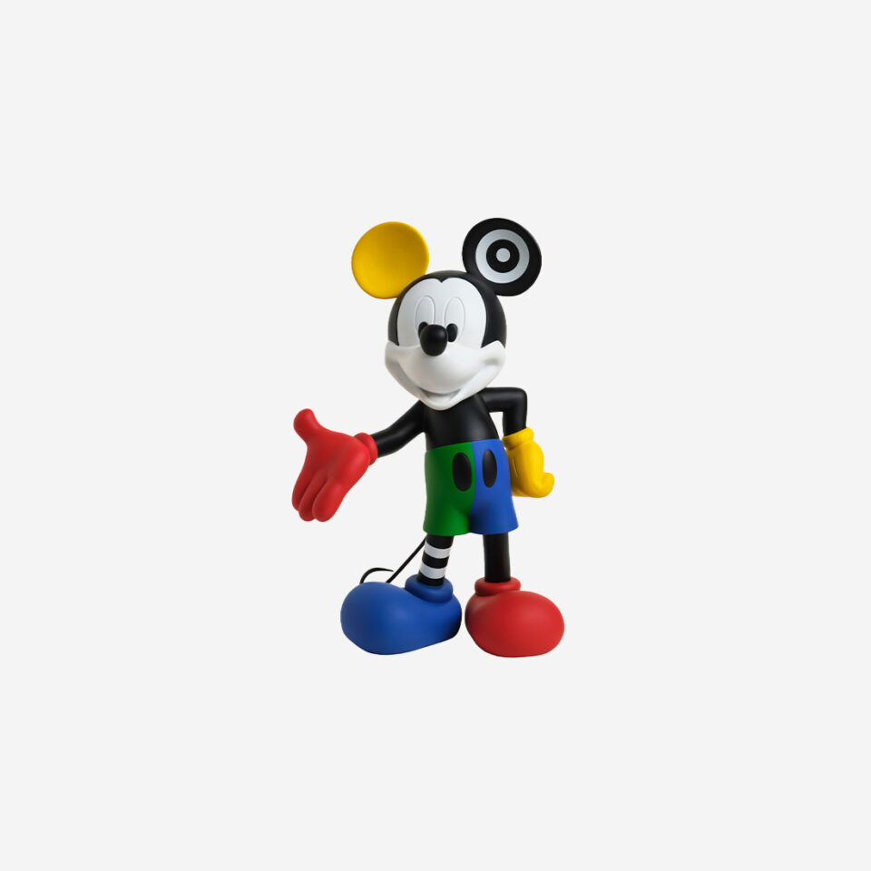 Mickey Kolor Small, Sculpture design haut de gamme Leblon Delienne, colorée et iconique, peinture à la main. Disponible chez D-Style Interior