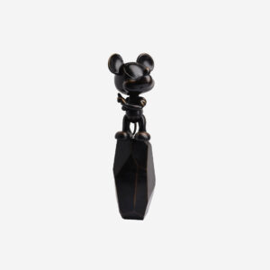 Mickey Rock Bronze Medium, Sculpture design haut de gamme Leblon Delienne x Arik Levy, bronze artistique et intemporel, disponible chez D-Style Interior