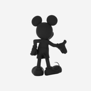 Mickey Welcome Mat Medium, Sculpture design haut de gamme Leblon Delienne, résine peinte à la main, élégante et joyeuse, disponible chez D-Style Interior