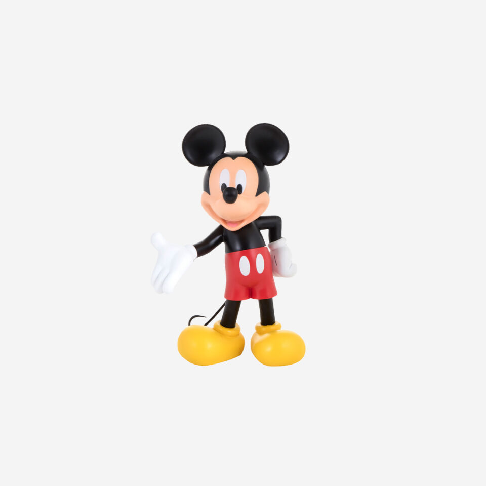 Mickey Welcome – Small : Sculpture design haut de gamme Leblon Delienne, 30 cm, finition chromée, moderne et unique, disponible chez D-Style Interior.