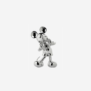 Mickey with Love Chromé Extra Small, sculpture design haut de gamme par Leblon Delienne, version chromée argent ultra contemporaine. Disponible chez D-Style Interior