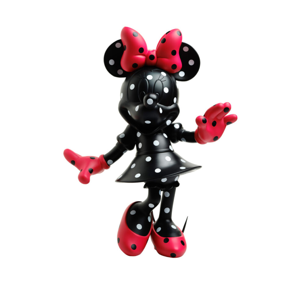 Minnie par Madame Chantal Thomass Large, sculpture design haut de gamme par Leblon Delienne, audacieuse et colorée. Disponible chez D-Style Interior