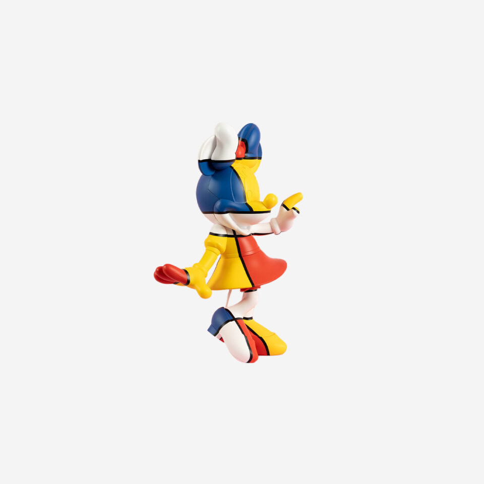 Minnie Welcome Art Collection Small, sculpture design haut de gamme Leblon Delienne, création contemporaine inspirée de Piet Mondrian. Disponible chez D-Style Interior.