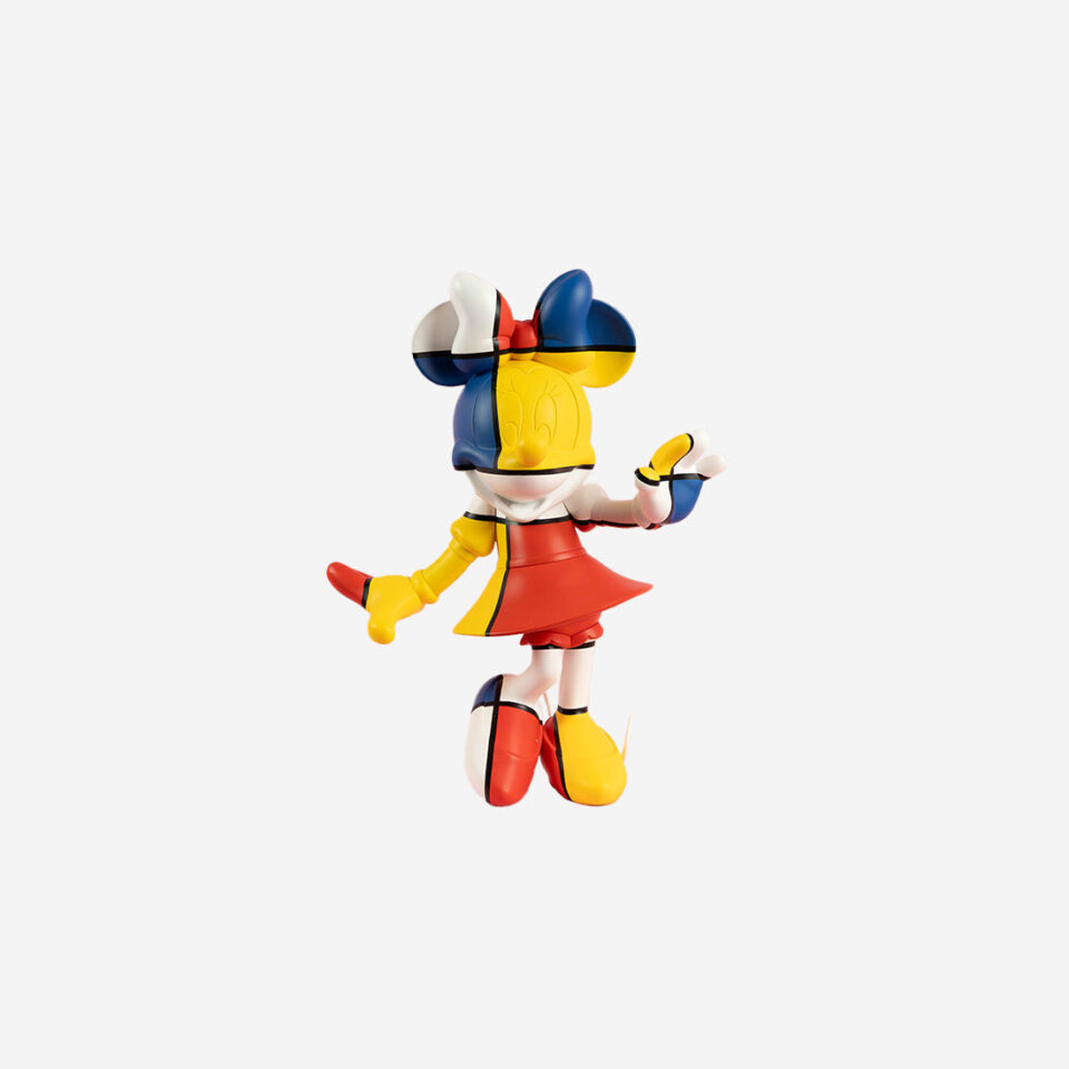 Minnie Welcome Art Collection Small, sculpture design haut de gamme Leblon Delienne, création contemporaine inspirée de Piet Mondrian. Disponible chez D-Style Interior.