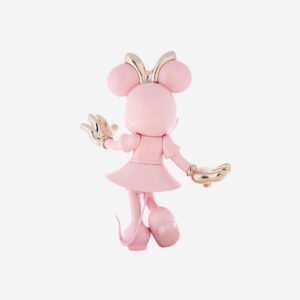 Minnie Welcome Bicolore Medium, Sculpture design haut de gamme Leblon Delienne, résine peinte à la main, joyeuse et élégante, disponible chez D-Style Interior