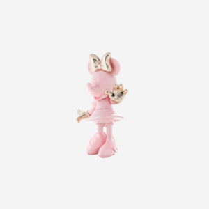 Minnie Welcome Bicolore Small, Sculpture design haut de gamme Leblon Delienne, chromée et colorée, élégante et espiègle, disponible chez D-Style Interior