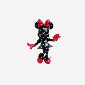 Minnie par Madame Chantal Thomass Small, Sculpture design haut de gamme par Leblon Delienne, interprétation audacieuse et colorée de Minnie Mouse. Disponible chez D-Style Interior