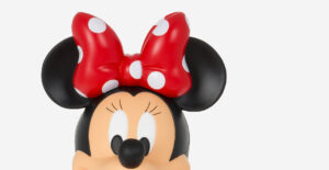 Minnie Welcome Medium, Sculpture design haut de gamme Leblon Delienne, résine peinte à la main, élégante et espiègle, disponible chez D-Style Interior