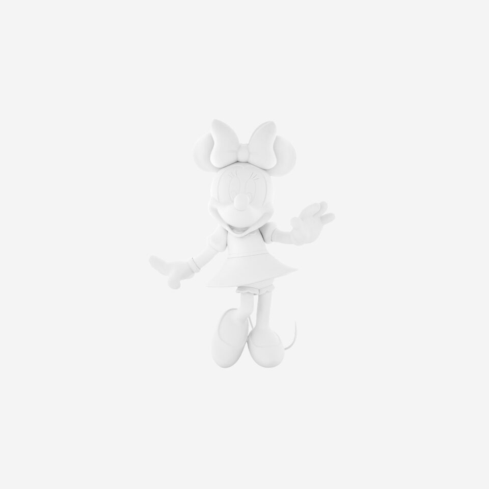 Minnie Welcome Soft Touch Small, sculpture design Leblon Delienne 30 cm en finition soyeuse. Disponible chez D-Style Interior.