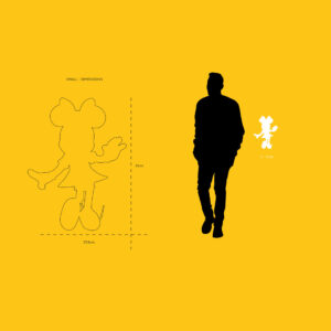 Minnie Welcome Sunrise Small, Sculpture design haut de gamme lumineuse et élégante. Disponible chez D-Style Interior