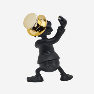 Picsou Bicolore Medium, Sculpture design haut de gamme Leblon Delienne, résine peinte à la main, dynamique et attachant, disponible chez D-Style Interior