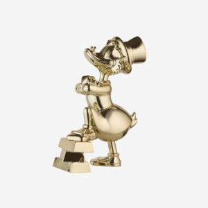 Picsou Lingots Chromé Medium, sculpture design haut de gamme Leblon Delienne, finition chromée luxueuse. Disponible chez D-Style Interior.