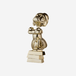 Picsou Lingots Chromé Medium, sculpture design haut de gamme Leblon Delienne, finition chromée luxueuse. Disponible chez D-Style Interior.