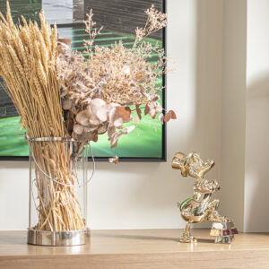 Picsou Lingots Chromé Small, sculpture design haut de gamme Leblon Delienne, création contemporaine avec lingots chromés. Disponible chez D-Style Interior.