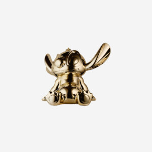 Stitch Chromé Small, sculpture design haut de gamme Leblon Delienne, création contemporaine en finition chromé or. Disponible chez D-Style Interior.
