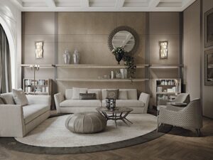 Flori pouf design haut de gamme par Vittoria Frigerio, finition plissée artisanale et allure élégante. Disponible chez D-Style Interior.