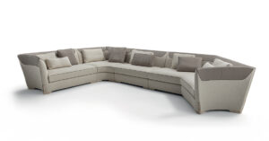Vivaldi canapé design haut de gamme par Vittoria Frigerio, au confort raffiné et aux finitions précieuses. Disponible chez D-Style Interior.