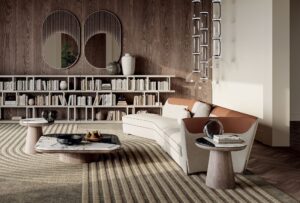 Vivaldi canapé design haut de gamme par Vittoria Frigerio, au confort raffiné et aux finitions précieuses. Disponible chez D-Style Interior.