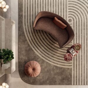 Poggi canapé de Vittoria Frigerio, un modèle compact au style raffiné, avec dossier matelassé et pieds en bois massif. Disponible chez D-Style Interior.