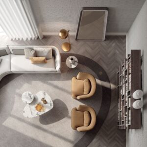 Greppi fauteuil design haut de gamme par Vittoria Frigerio avec dossier haut enveloppant et finitions luxueuses. Disponible chez D-Style Interior.