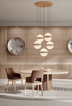 Reina chaise et petit fauteuil design haut de gamme par Vittoria Frigerio, structure en bois massif et dossier ajouré élégant. Disponible chez D-Style Interior.