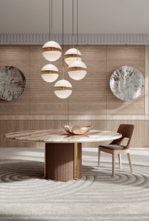 Reina chaise et petit fauteuil design haut de gamme par Vittoria Frigerio, structure en bois massif et dossier ajouré élégant. Disponible chez D-Style Interior.