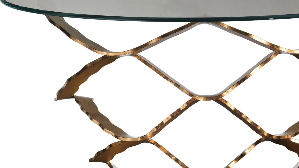 Neolitico 40 Vetro table basse design haut de gamme en verre et fer forgé par Reflex Angelo, aux lignes sculpturales et finitions luxueuses. Disponible chez D-Style Interior.