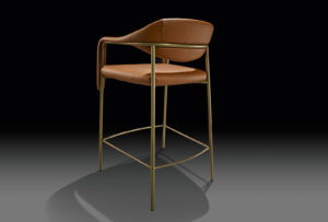 Spider CHRST tabouret de Gamma Arredamenti associe design italien, confort et élégance. Idéal pour cuisine ou bar moderne. Disponible chez D-Style Interior.
