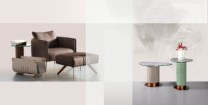 Philly canapé design haut de gamme en cuir par Gamma Arredamenti, alliance parfaite entre artisanat italien et élégance contemporaine. Disponible chez D-Style Interior.