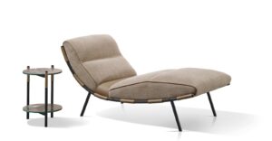 Cruise chaise longue design haut de gamme par Gamma Arredamenti, alliant confort, élégance et savoir-faire italien. Disponible chez D-Style Interior.