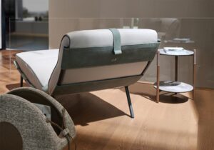 Cruise chaise longue design haut de gamme par Gamma Arredamenti, alliant confort, élégance et savoir-faire italien. Disponible chez D-Style Interior.