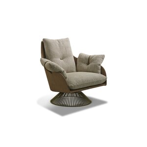 Gloss fauteuil design haut de gamme par Gamma Arredamenti avec détails raffinés, assise moelleuse et base métallique élégante. Disponible chez D-Style Interior.