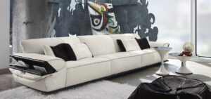 Limousine canapé design haut de gamme par Gamma Arredamenti, alliance de design, confort et élégance italienne. Disponible chez D-Style Interior.