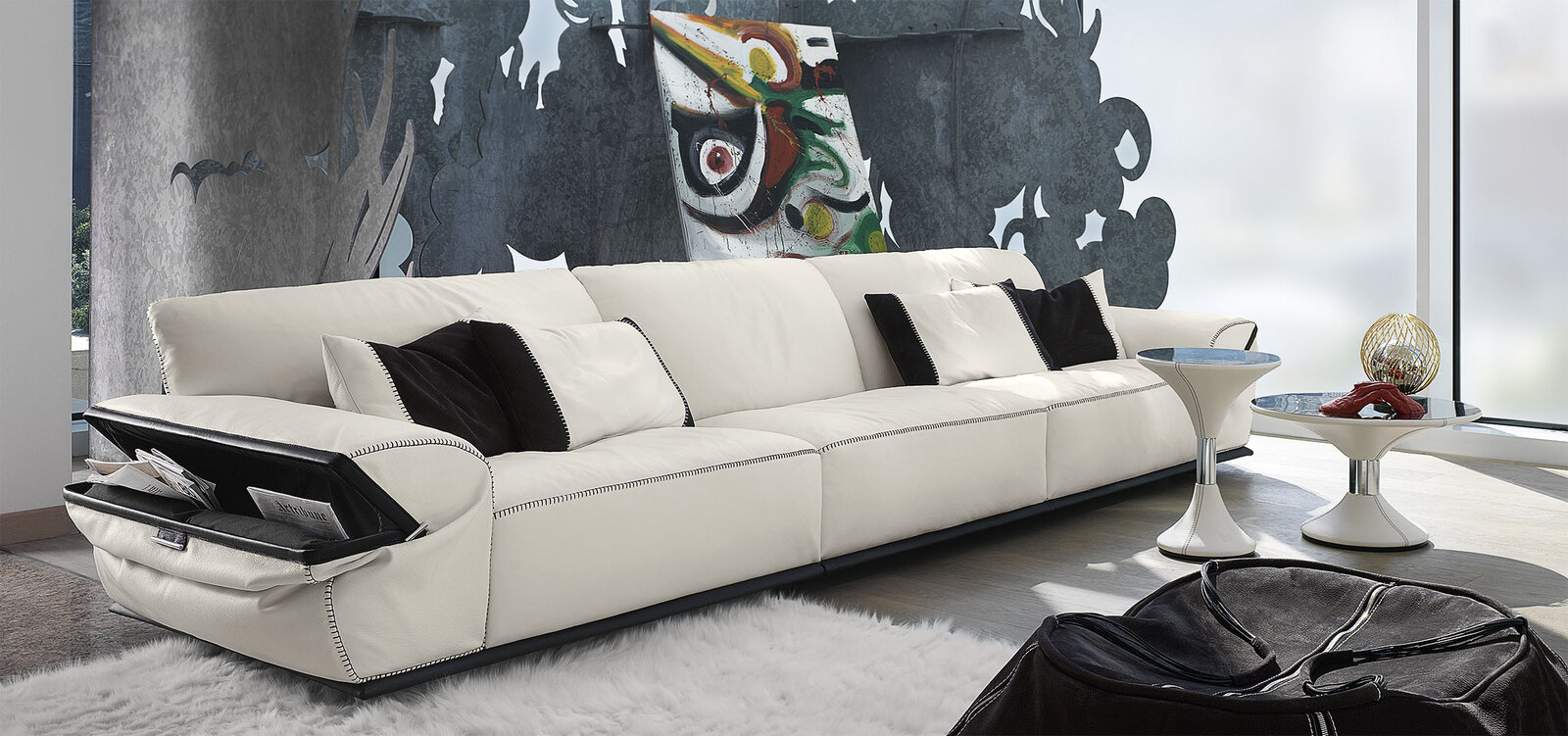 Limousine canapé design haut de gamme par Gamma Arredamenti, alliance de design, confort et élégance italienne. Disponible chez D-Style Interior.