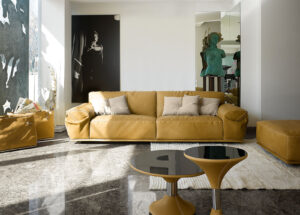 Limousine canapé design haut de gamme par Gamma Arredamenti, alliance de design, confort et élégance italienne. Disponible chez D-Style Interior.